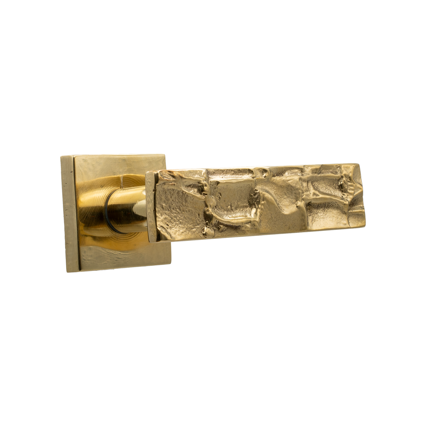 Maniglia "Scultura" in Stile Materico - Design Contemporaneo con Molla di Ritorno
