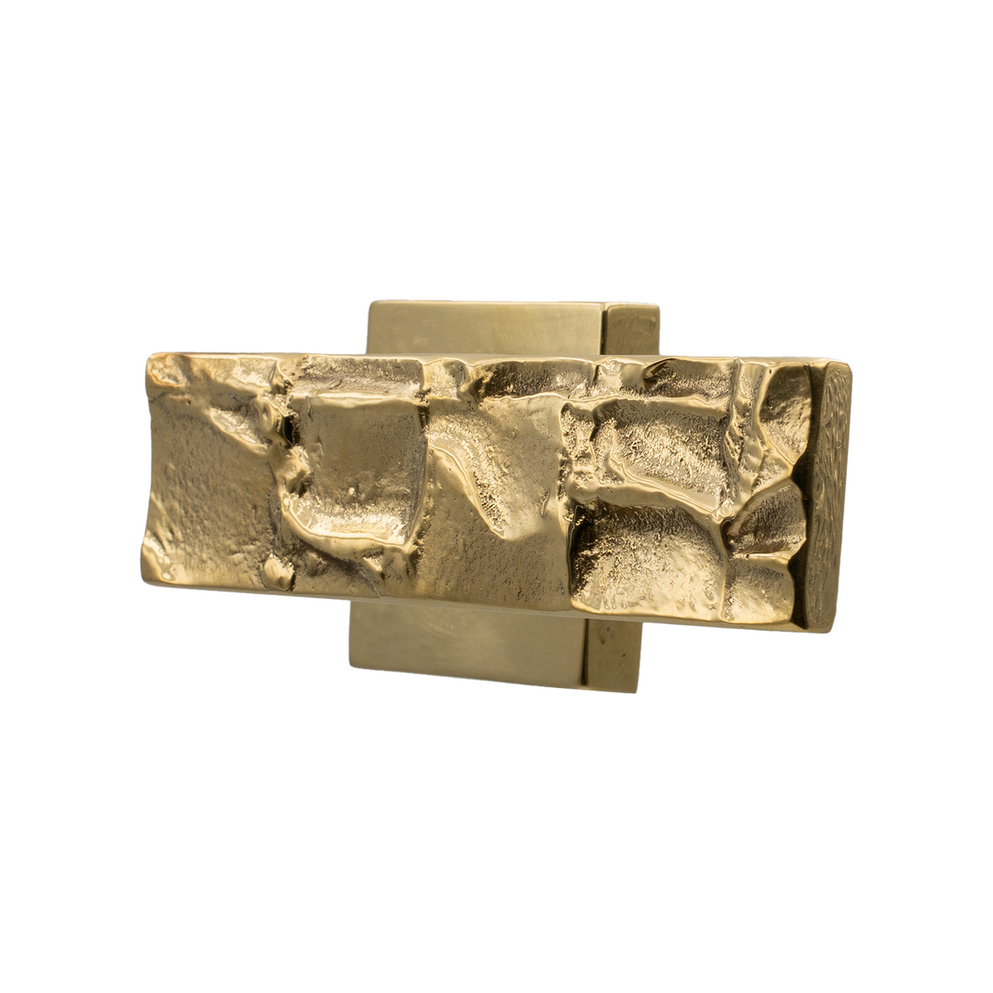 Maniglia "Scultura" in Stile Materico - Design Contemporaneo con Molla di Ritorno