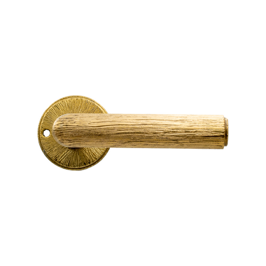 Maniglia "BRUXELLES" in Ottone - Design Unico e Intagliato a Mano