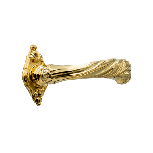 Maniglia "REGINA" in Ottone - Eleganza Classica d'Ispirazione Epoca